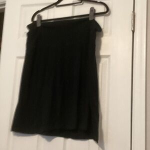 Merona Black A-Line Knit Skirt